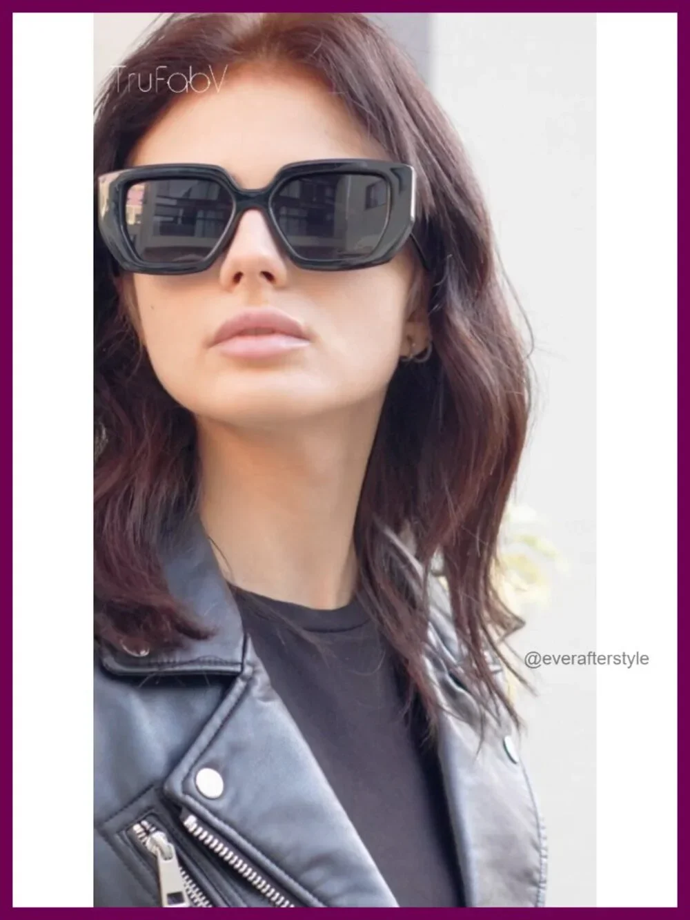 Oversized Square Sunglasses Women Men Retro Chunky Frame UV400 Shades